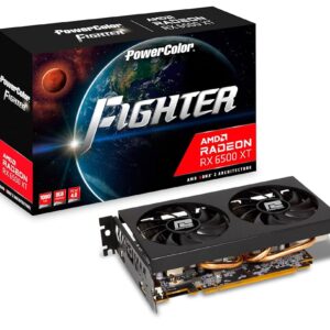 PowerColor Fighter RX 6500 XT OC 8GB GDDR6 Graphics Card