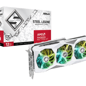 ASRock Radeon RX 7700 XT Steel Legend 12GB OC Graphics Card