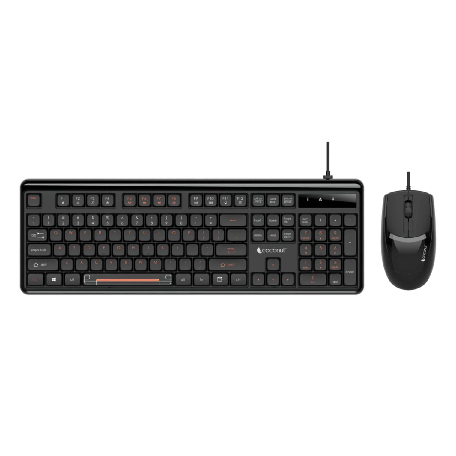 K28+M28 Wired Keyboard & Mouse - Velvet Black